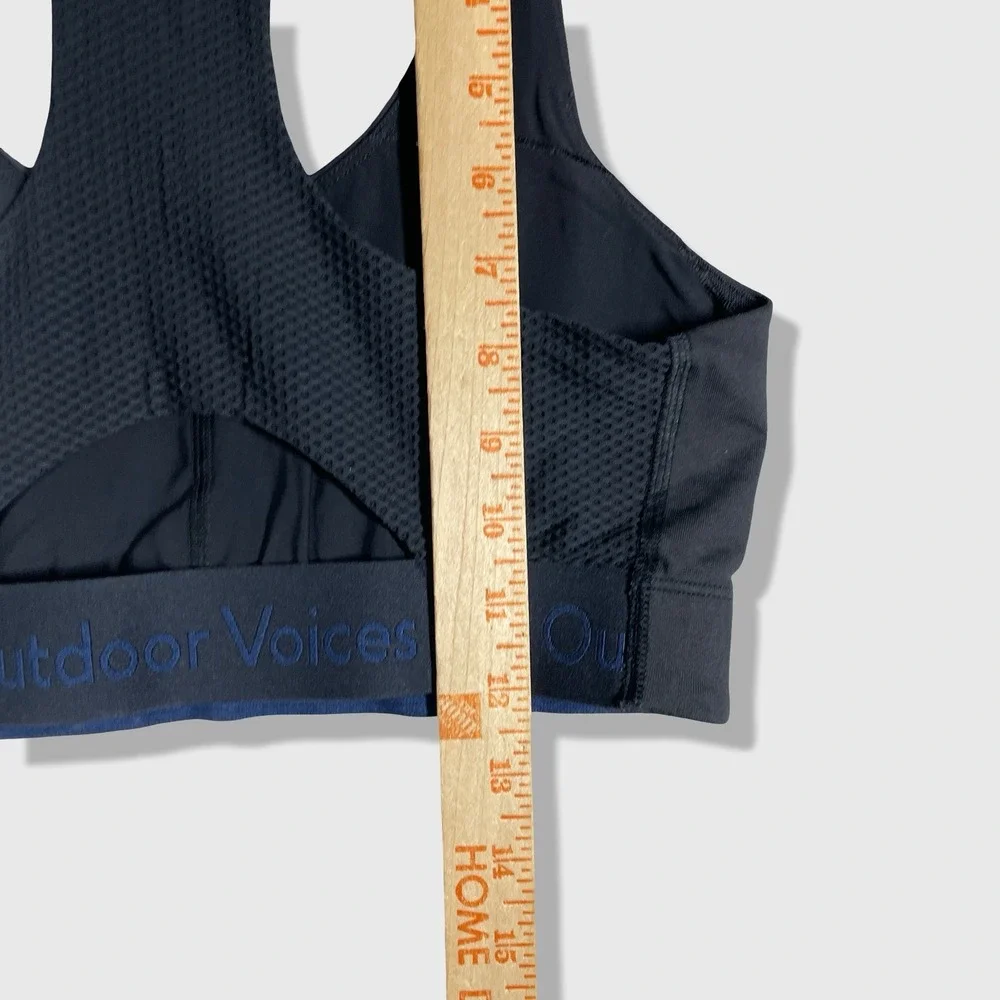 Outdoor Voices Sports Bra Womens Small Black Athleisure‎ Activewear 294768